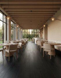 AANBIEDING DEZE WEEK! Eiken vloer geborsteld Black gelakt!