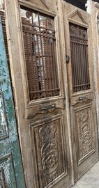 Antieke Massief Houten Deur 140&times;235 cm &ndash; Authentieke Oude Deur