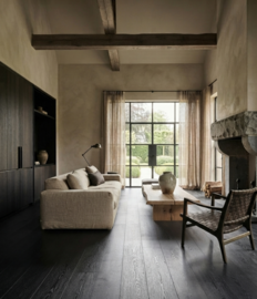 Engineered Oak floor, Ready Black laque
