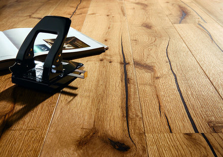 Oak floor, aged and ready oiled