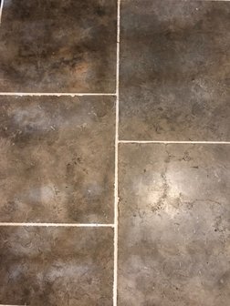 Burgundy tiles, Limestone floors for inside and outside
