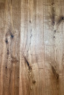 Oak floor, brushed and oiled 190mm width