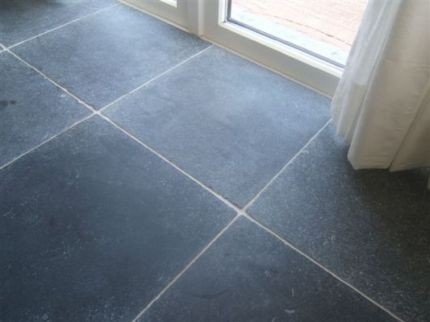 Asian Bluestone floortiles, Aged bluestone