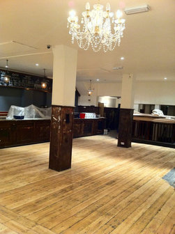 Cafe flooring, shop floors