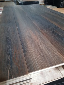 Vintage oak floor Black Coffee, multilayer ready oiled