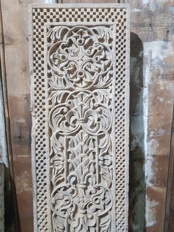 Antikes Jali Panel - Venster aus dem 18. Jahrhundert  27x186 cm