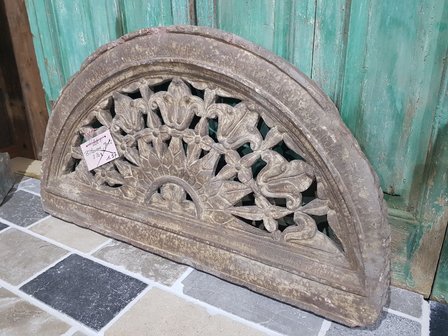 Antique 18th century Jali Panel - Window 54x96 cm