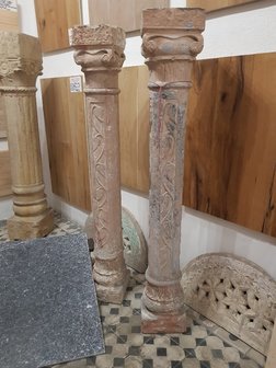 Antique 18th century Columns 160 cm high