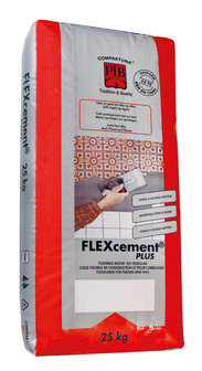 FLEXCEMENT&reg; PLUS: FLEXIBELE BOUW- EN TEGELLIJM - GRIJS