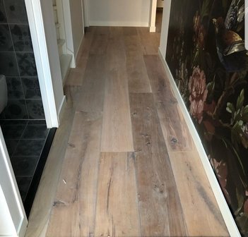 Eiken vloer, Barnwood invisible geolied AANBIEDING!