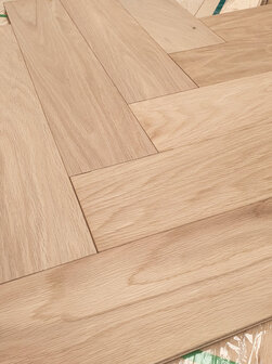 Herringbone Oak flooring ready oiled