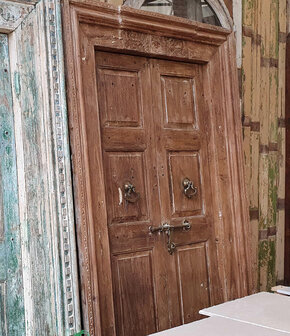 Antieke dubbele deur 144 x 239 cm