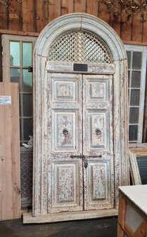 Antieke dubbele deur 137 x 290 cm