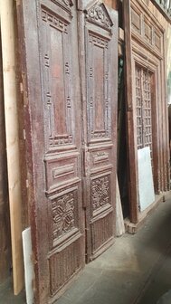 Antique double door 133x255 cm