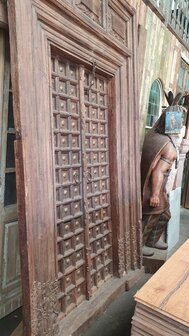 Antieke dubbele deur 177 x 300 cm