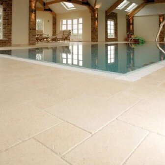 215m2 Burgundy tiles, Limestone Bourgogne 