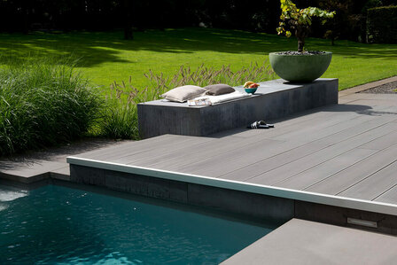 BPC Decking Boards Stone Grey