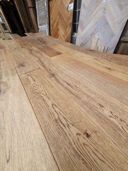 SALE! Vintage Oak floor, handscraped, smoked and oiled 158mm width