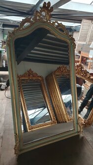 French brocante baroque mirror 100x185 cm