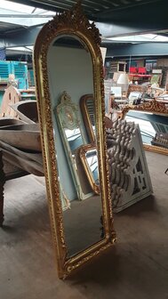 French brocante baroque mirror 60x185 cm