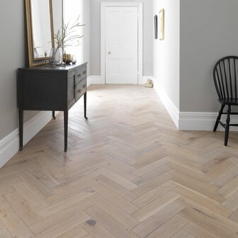 Fischbone Oak flooring ready oiled