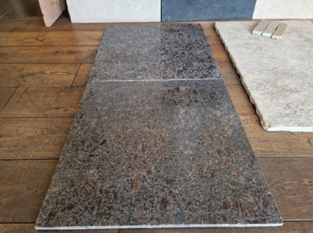 Granite tiles 60x60 cm, 2 cm thick Black Coffee