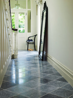 Antiqued bluestone tiles