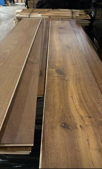 AANBIEDING! Eiken XXL vloer, gerookt &amp; geolied!