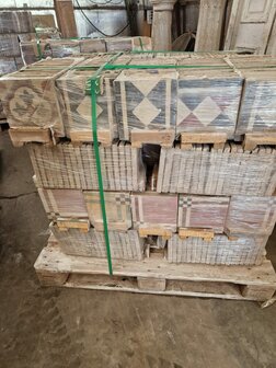 Antieke motieftegels unieke Motiefmix 20x20cm