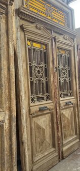 Prachtige Antieke Massief Houten Deur 162x312 cm &ndash; Authentiek &amp; Tijdloos