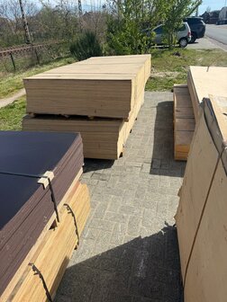 Watervaste multiplex platen 4 mm dik 125x250 cm