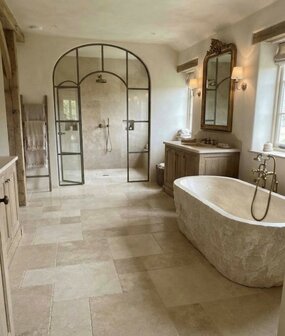 Bourgondische dallen vloer Dordogne Beige