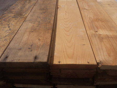 Old antique pine floorboards various widths