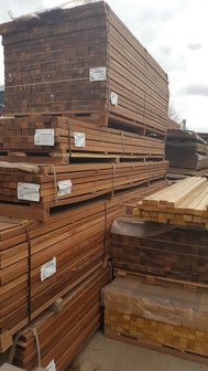 Hardwood beams 40x60mm