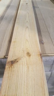 Solid Pine floor 140mm wide
