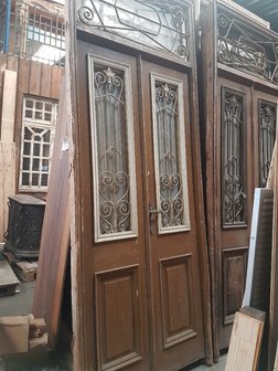 Antique double door 118 x 306 cm