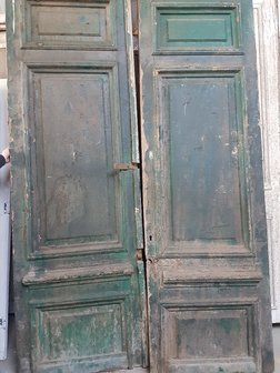 Antieke dubbele deur 170 x 262 cm