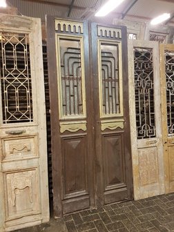 Antieke dubbele deur 113 x 250 cm