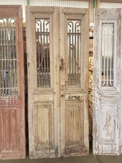 Antieke dubbele deur 100 x 245 cm