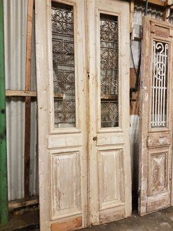 Antieke dubbele deur 109 x 246 cm