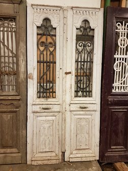 Antieke dubbele deur 112 x 236 cm