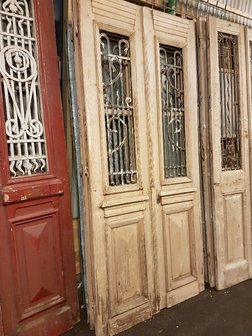 Antieke dubbele deur 110 x 240 cm