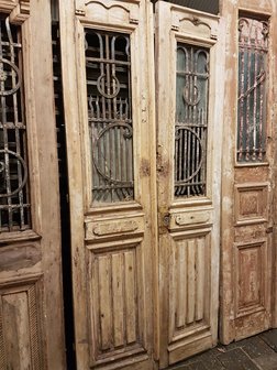 Antieke dubbele deur 105 x 228 cm