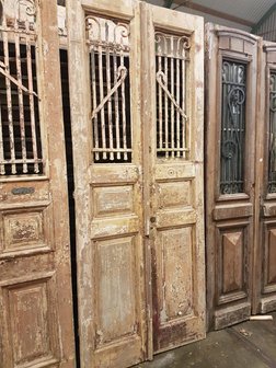 Antieke dubbele deur 102 x 248 cm