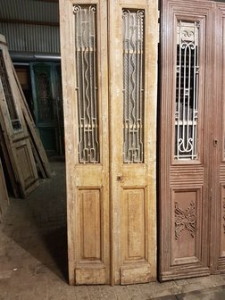 Antieke dubbele deur 79 x 245 cm