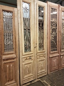 Antieke dubbele deur 116 x 280 cm
