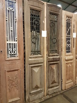 Antique double door 113 x 247 cm