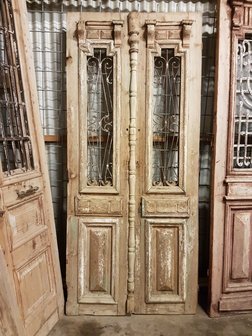 Antieke dubbele deur 106 x 239 cm