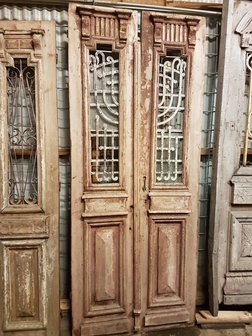 Antieke dubbele deur 102 x 247 cm