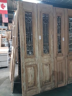 Antieke dubbele deur 95 x 245 cm